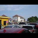 Seit der Flussmitte befinden wir uns in Thailand (die thailändische Immigration)